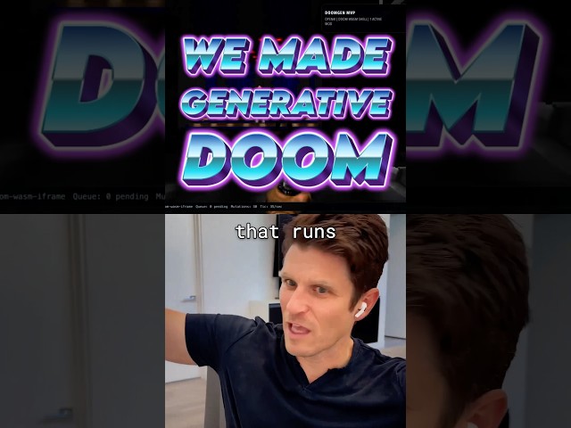 We Made Generative Doom #ai #gaming #aitools