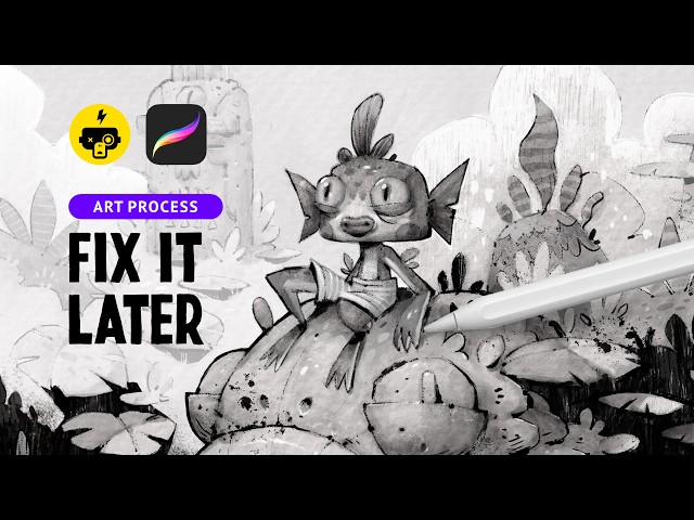 Finish Before You Start: My Procreate Sketching Mindset