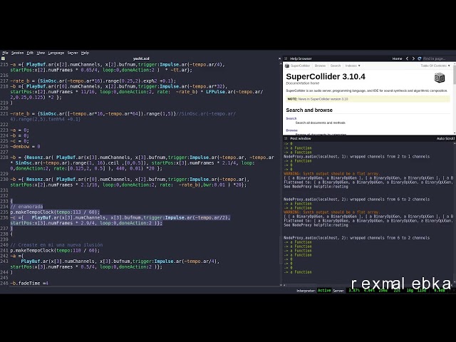 algorave yacht testing audio rexmalebka