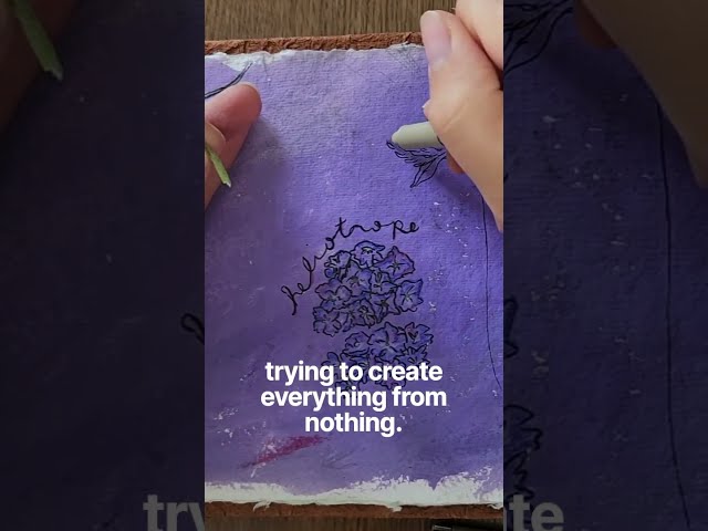 Colored Paper Makes All The Difference! #drawingtutorial #watercolor #art