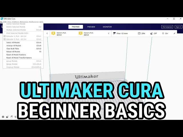Ultimaker Cura - Beginner Basics