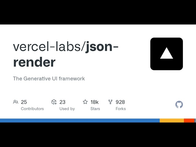 GitHub - vercel-labs/json-render: The Generative UI framework