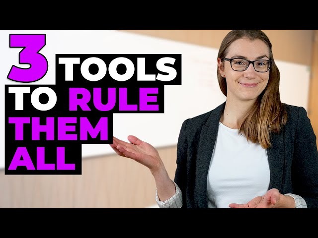 The Only 3 PRODUCTIVITY TOOLS You'll EVER Need