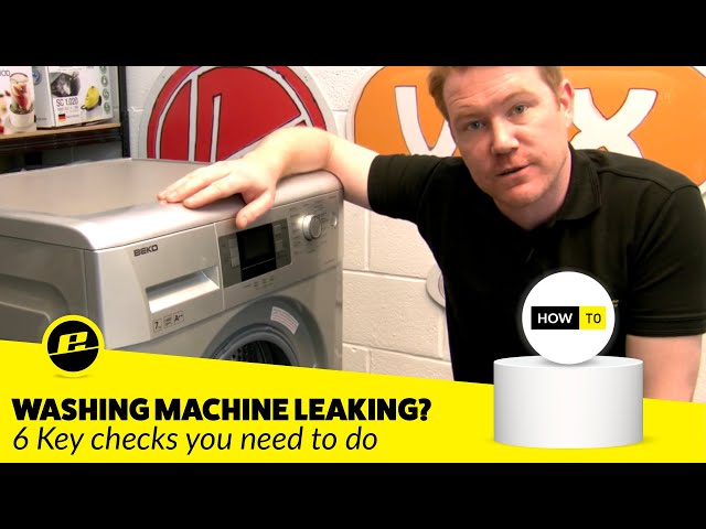 Washing Machine Leaking Water? Here’s How to Solve the Problem!
