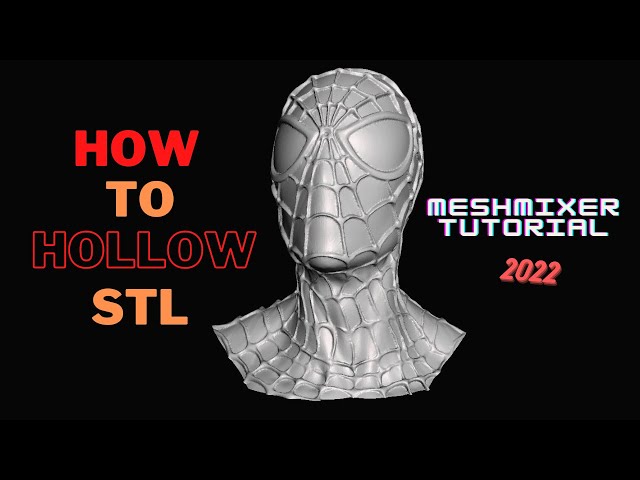 Easy Way to Hollow 3D Models in Meshmixer | 3D Printing Tip 2022