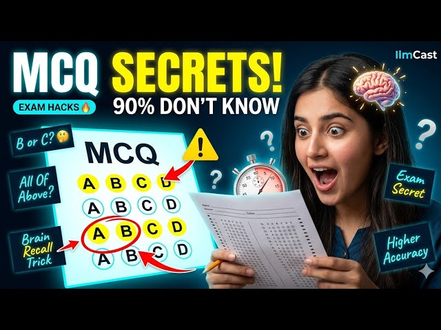 MCQ Tricks That Actually Work 😱 | Science-Backed Exam Hacks Every Student Must Know