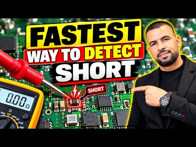 How to Find a Short Circuit FAST 🔥 | Laptop Motherboard Repair