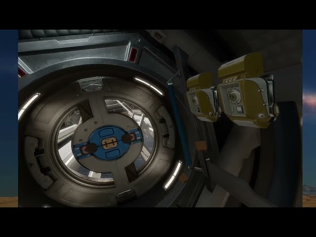 Affirmational 2027 Elite dangerous Anaconda interior experience in VR.