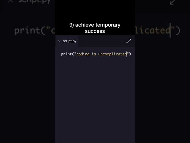 coding is shockingly uncomplicated