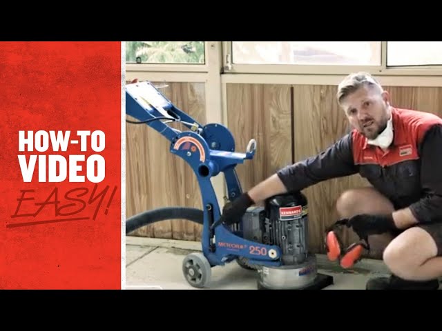 How to Use a Concrete Grinder