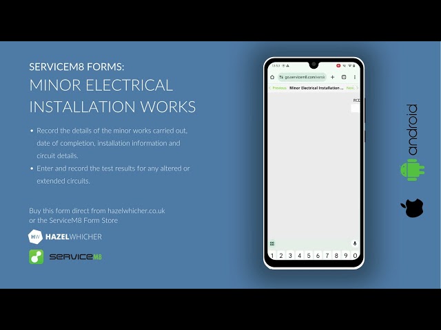 ServiceM8 Forms - Minor Electrical Installation Works