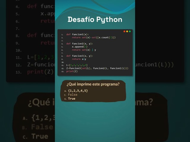 Desafío de programación con Python: listas y conjuntos
