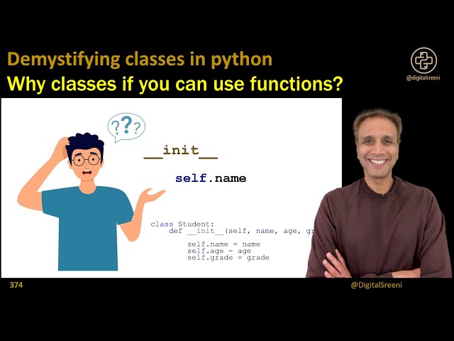 Demystifying classes in python