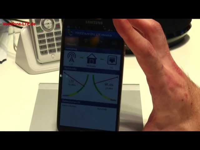 AVM Fritz!App DSL-LTE-Hybrid (LTE Zugang des Smartphones mit DSL kombinieren)