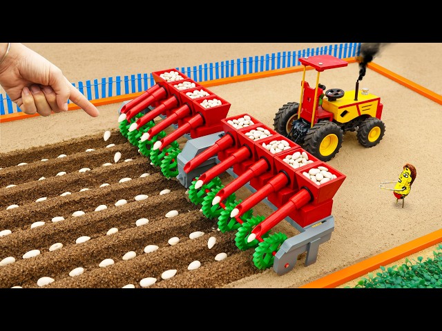 Top Most Creative DIY Smart Seed Planting Machine For Farm 🚜🌾 | HP Mini DIY Tractor