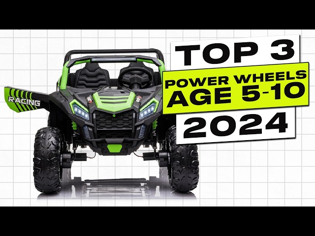 Top 3 BEST Power Wheels For 5-10 Year Olds