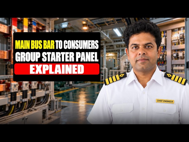 Main Busbar to Consumer Supply | Group Starter Panel Working