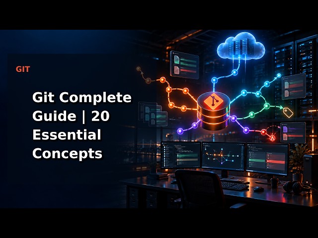 Git Complete Guide: 20+ Git Commands & Concepts Explained for Beginners #git #bvrk #techtutorial