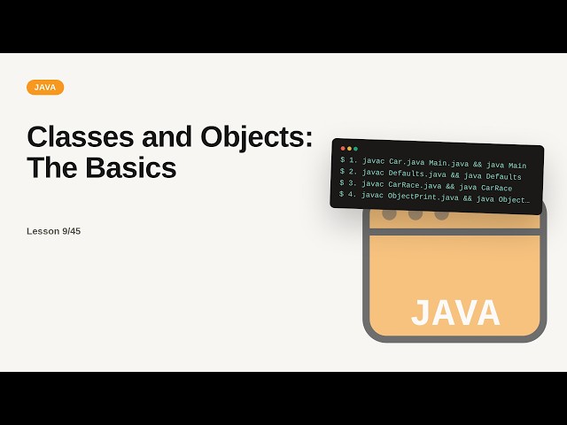 Classes and Objects: The Basics | Java Tutorial