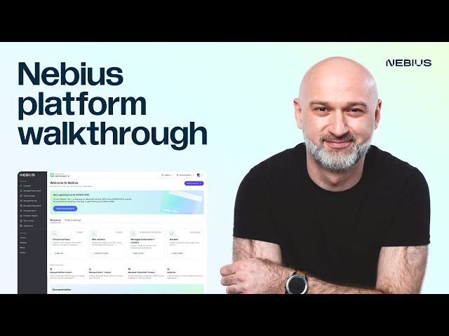 Intro to the Nebius AI Cloud console