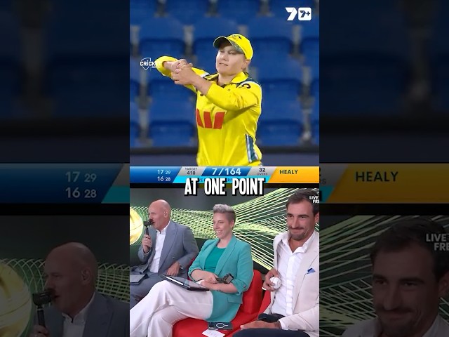 Starc's review of Healy's bowling attempt