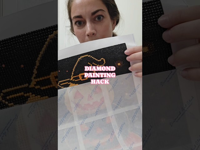 such a life saver!! 🩷#diamondpainting #hobby #craft #hack #diamondart