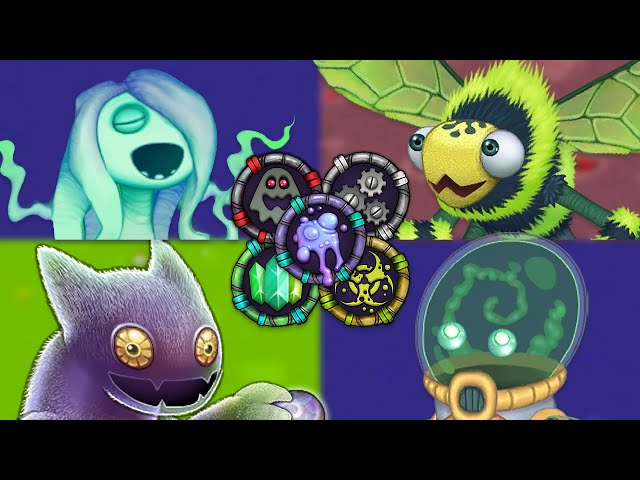All Ethereal Monsters - All Monster Sounds & Animations (My Singing Monsters)