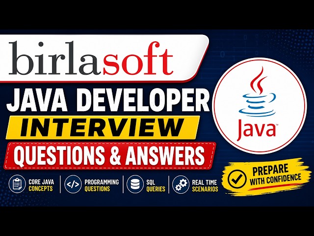 Birlasoft Java Developer Interview Questions & Answers