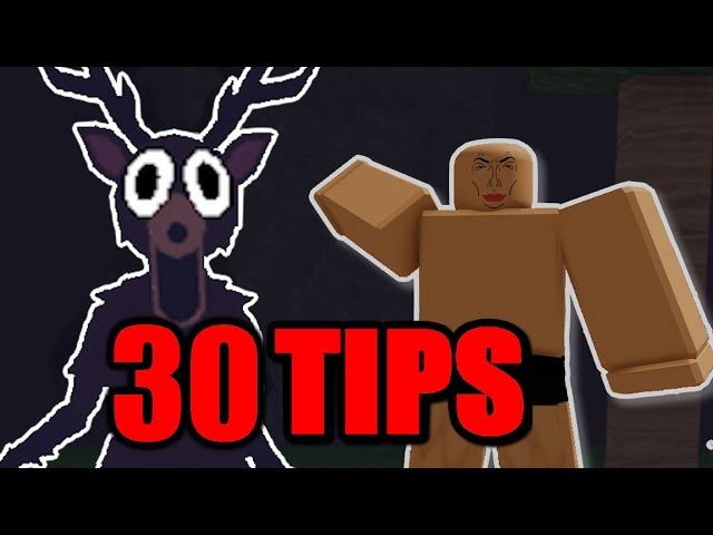 30 PRO Tips YOU NEED TO KNOW in 99 Nights In The Forest (Roblox)