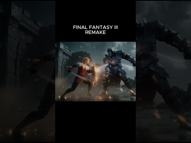 Final Fantasy III Remake Concept #finalfantasy #finalfantasyiii #ff3 #jrpg #fyp #rpggames