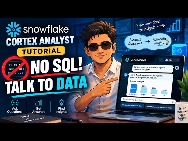 Snowflake Cortex Analyst Tutorial: Talk to Your Data in Plain English