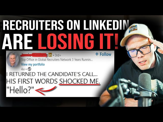 RECRUITERS ON LINKEDIN ARE LOSING IT!