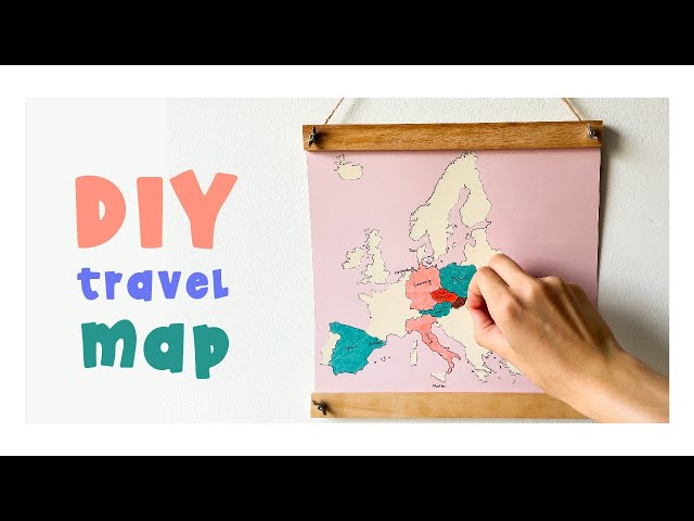 Make Your Own Travel Map with Cricut Maker 3!