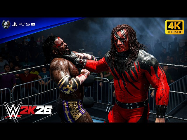 WWE 2K26 - Kane 98' vs. Oba Femi - Extreme Rules Match | PS5™ Pro [4K60]