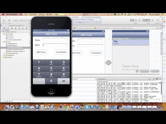 Core Data Storyboard iOS Tutorial Part 2