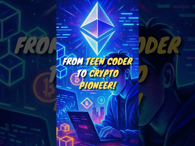 From Teen Coder To Crypto Pioneer! #Shorts #Ethereum #VitalikButerin #Crypto #Defi #StartupStory