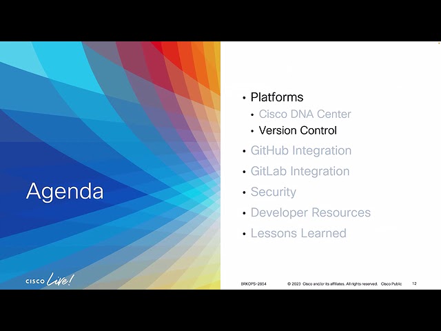 Version Control Tools Integrations DNAC Infrastructure as Code Use Cases