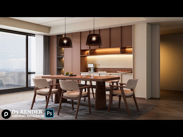 Interior Rendering in D5 Render | Lighting, Materials & Camera Settings