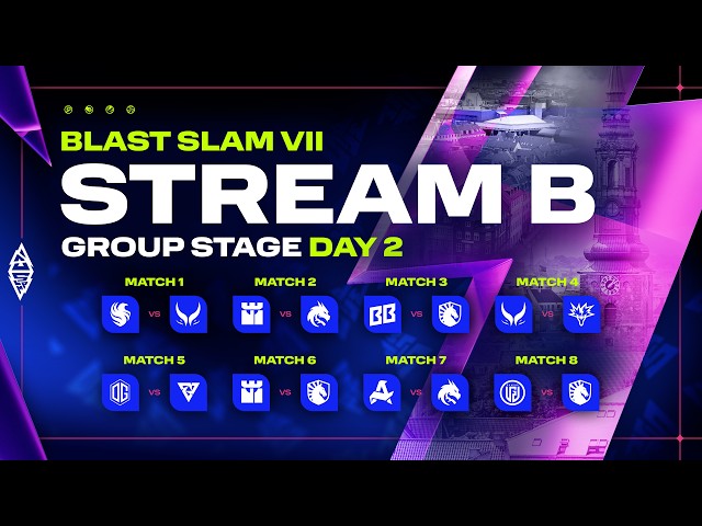 [B] BLAST SLAM VII: Copenhagen, Group Stage, Day 2 - Dota 2 LIVE