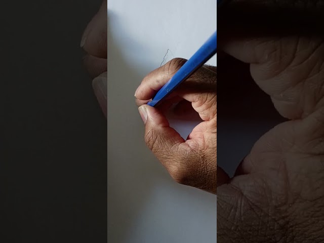 Drawing of a Mountain. #arttutorial 