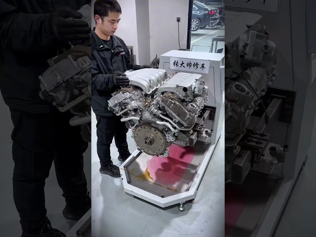 Engine Tear Down ASMR  #carrestoration#engine #asmr