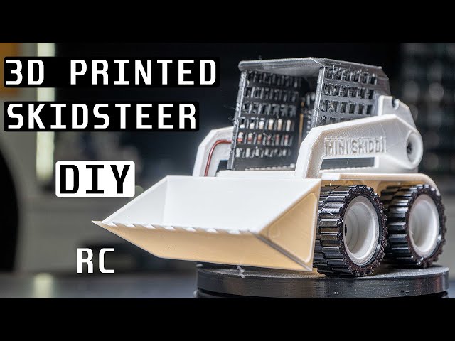 3D Printed RC SkidSteer