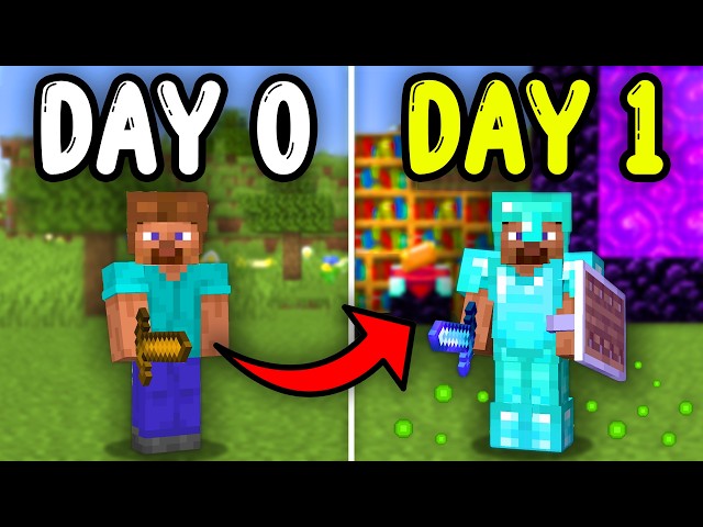 How To Get the PERFECT START in Minecraft!