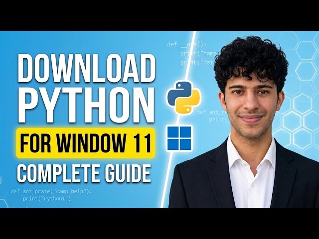How to Install Python on Windows 11 (2026) | Complete Python Installation Guide for Beginners