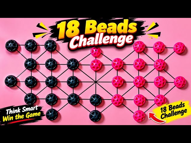 ✨Traditional village game | 🤯Mind✨ blowing strategy Battle game | 2 player bead 🧿game