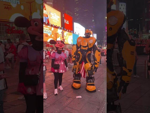 Transformers in NYC Times Square