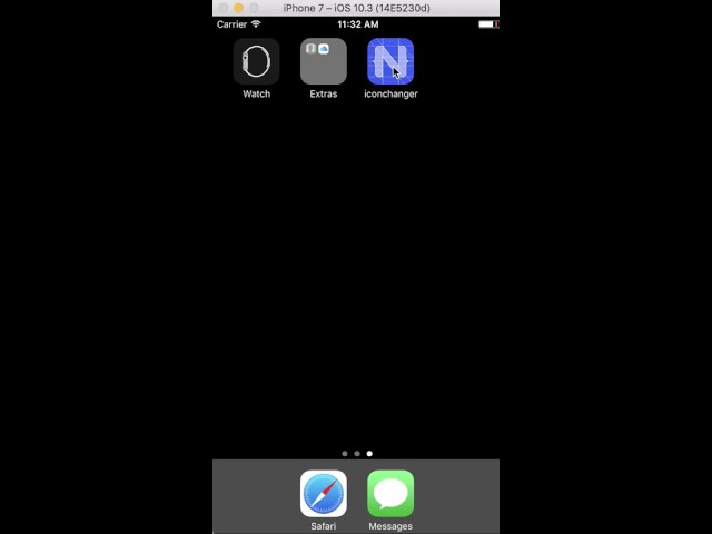 iOS 10.3 icon changer