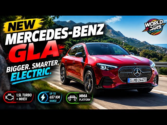 NEW Mercedes-Benz GLA 2026 🔥 | Design, Engine & EV Tech Explained!