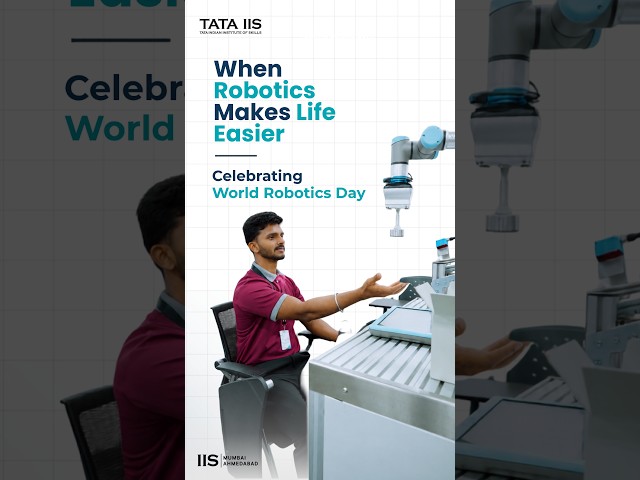 World Robotics Day: Hands-On Training with Robots & Cobots at Tata IIS #Robotics #FutureSkills