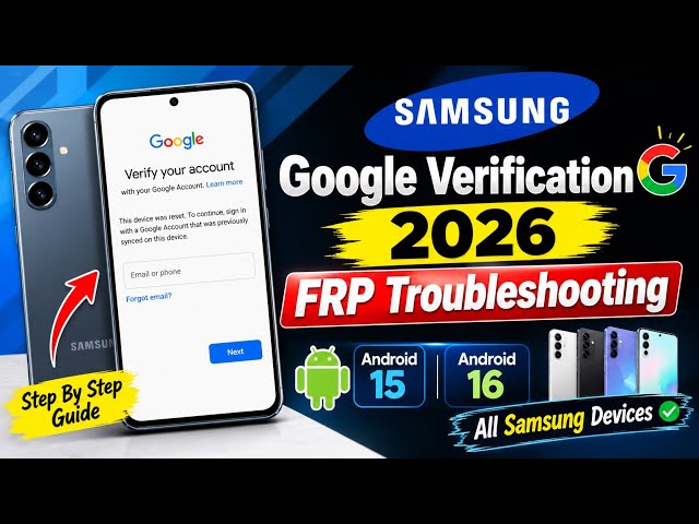 All Samsung FRP Bypass 2026👉(99% Done) Android 14-15-16- Latest Trick % FRP Unlock Without PC 2026